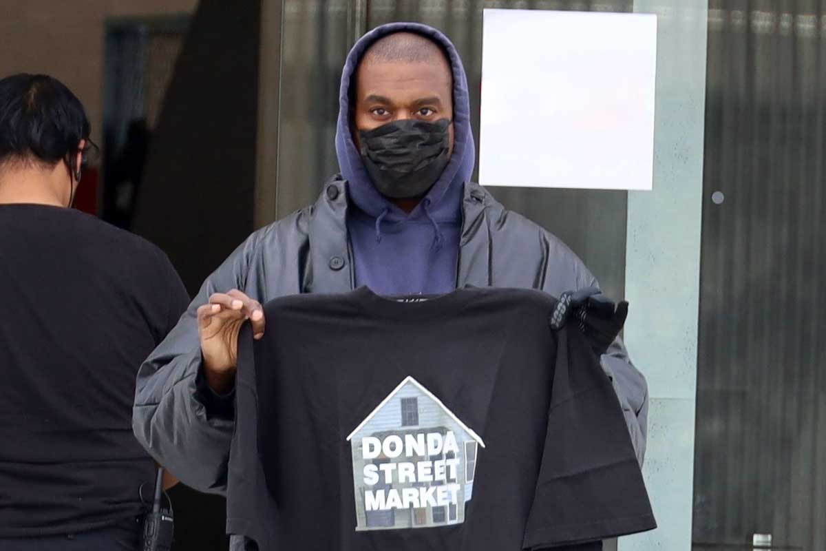 Kanye West Buys 'DONDA' Street Market Merch Bootleg