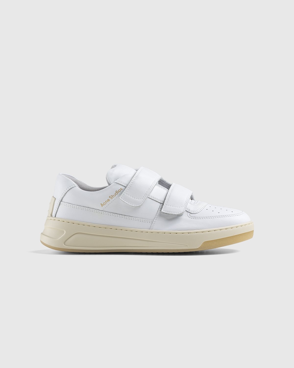 Acne Studios - Perey Velcro Strap Sneakers White - Footwear - White - Image 1