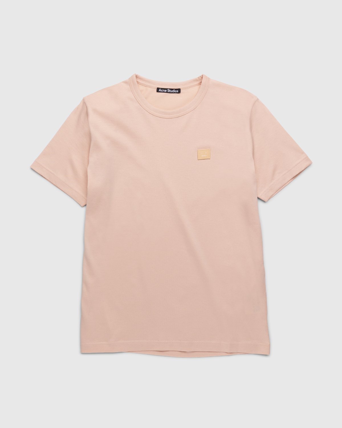 Acne Studios - Slim Fit T-Shirt Powder Pink - Clothing - Pink - Image 1