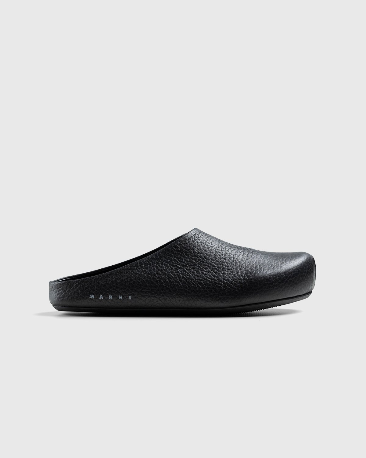 Marni - Calf Leather Mules Black - Footwear - Black - Image 1