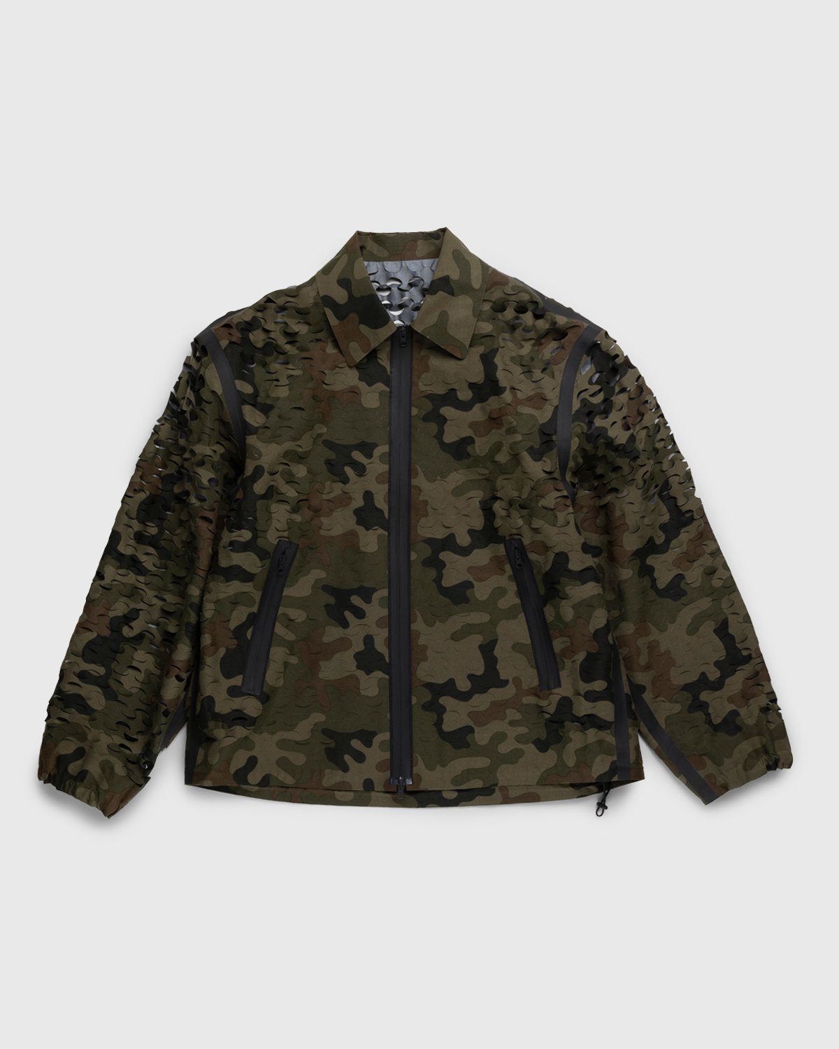 Dries van Noten - Voyde Laser Jacket Camouflage - Clothing - Brown - Image 1