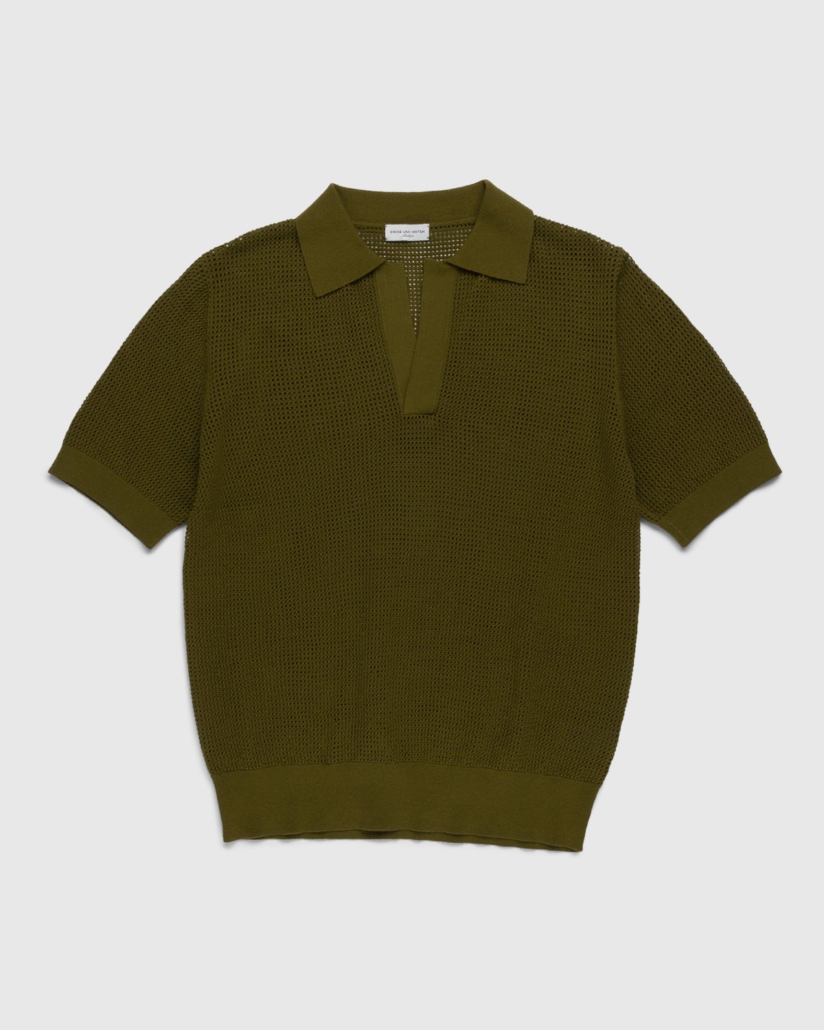 Dries van Noten - Jael Polo Shirt Olive - Clothing - Green - Image 1