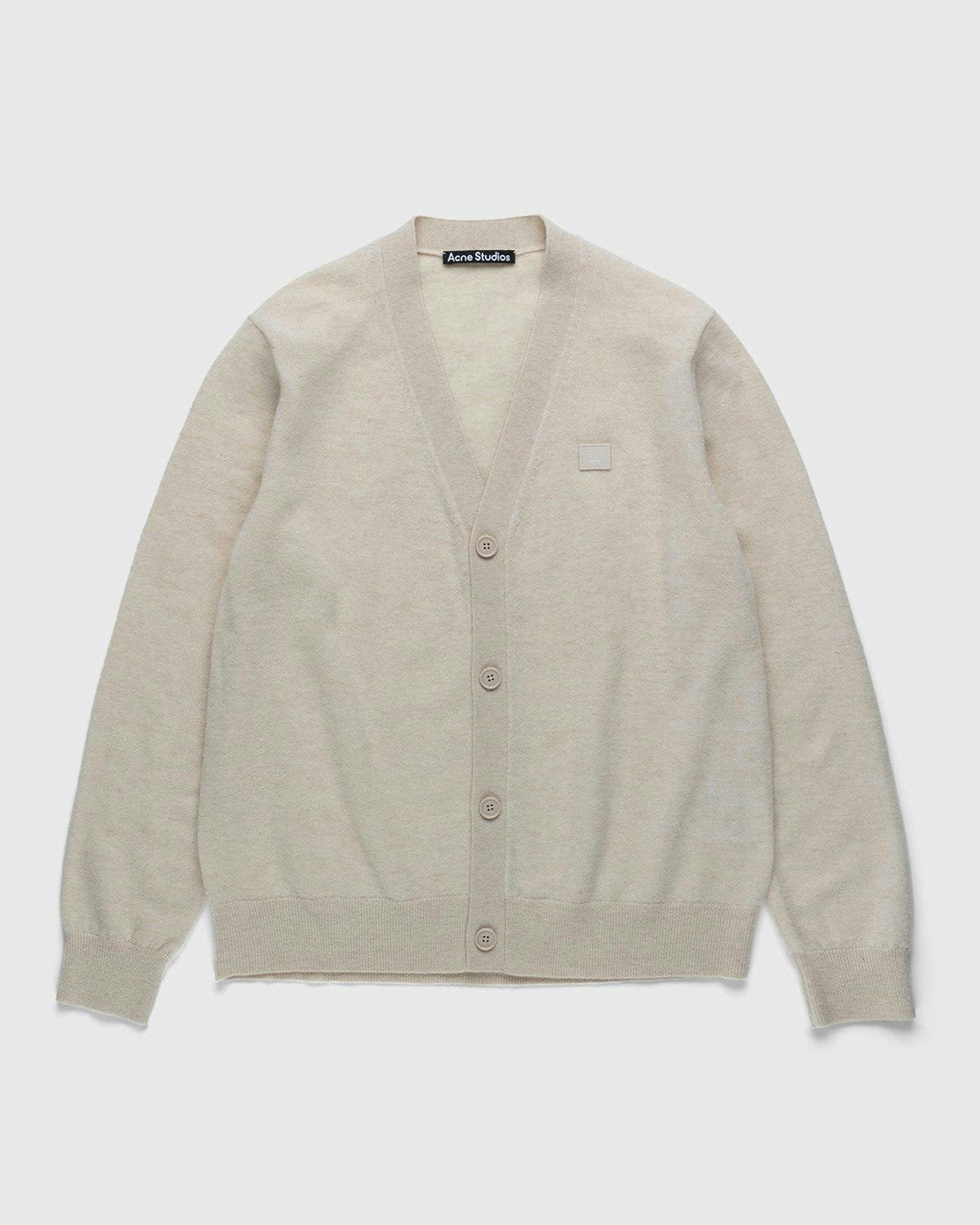 Acne Studios - Knit Wool Cardigan Beige - Clothing - Beige - Image 1