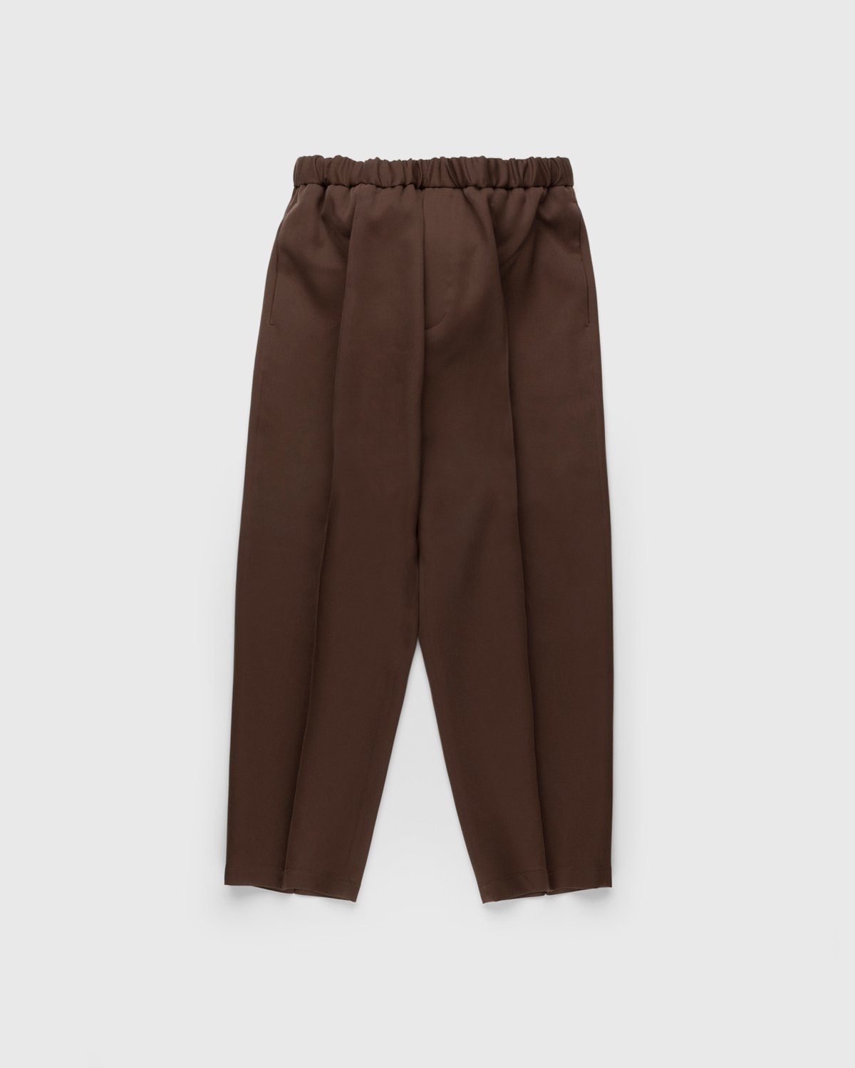 Jil Sander - Wool Trousers Medium Brown - Clothing - Brown - Image 1