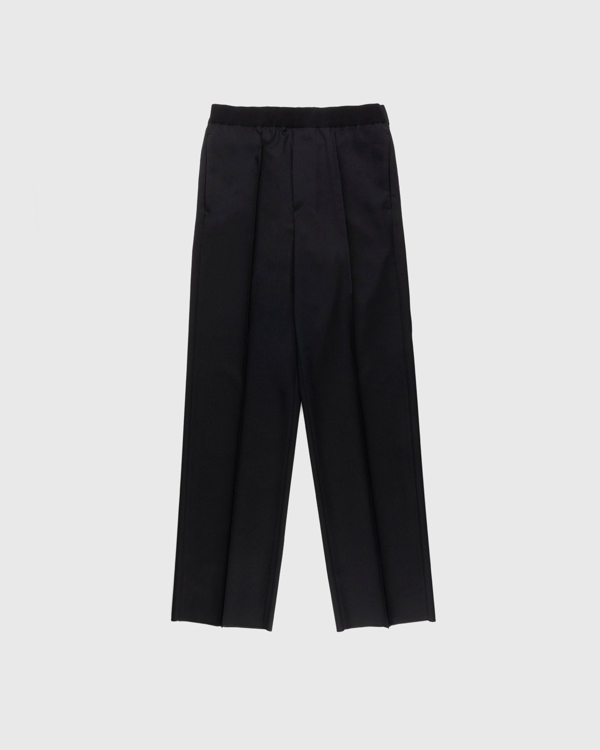 Jil Sander - Polyester Trousers Black - Clothing - Black - Image 1