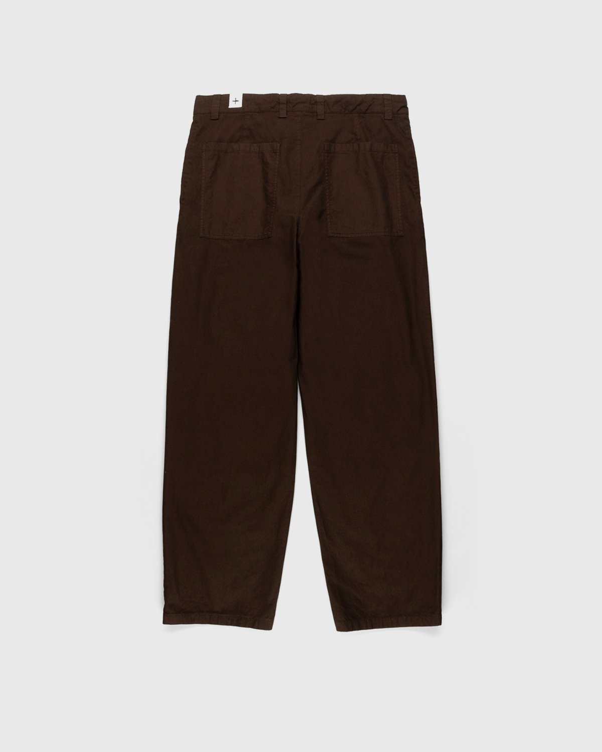 Jil Sander - Cotton Trousers Dark Brown - Clothing - Brown - Image 1