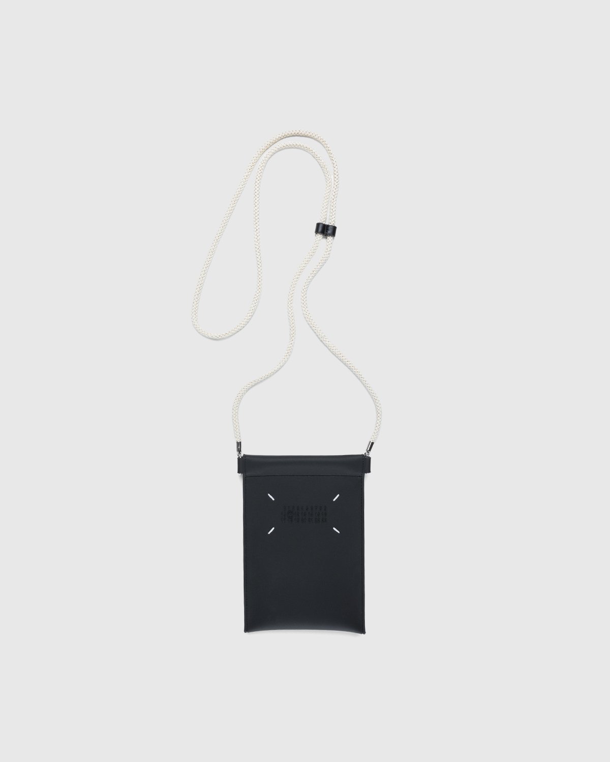 Maison Margiela - Rubber Leather Phone Case Black - Lifestyle - Black - Image 1