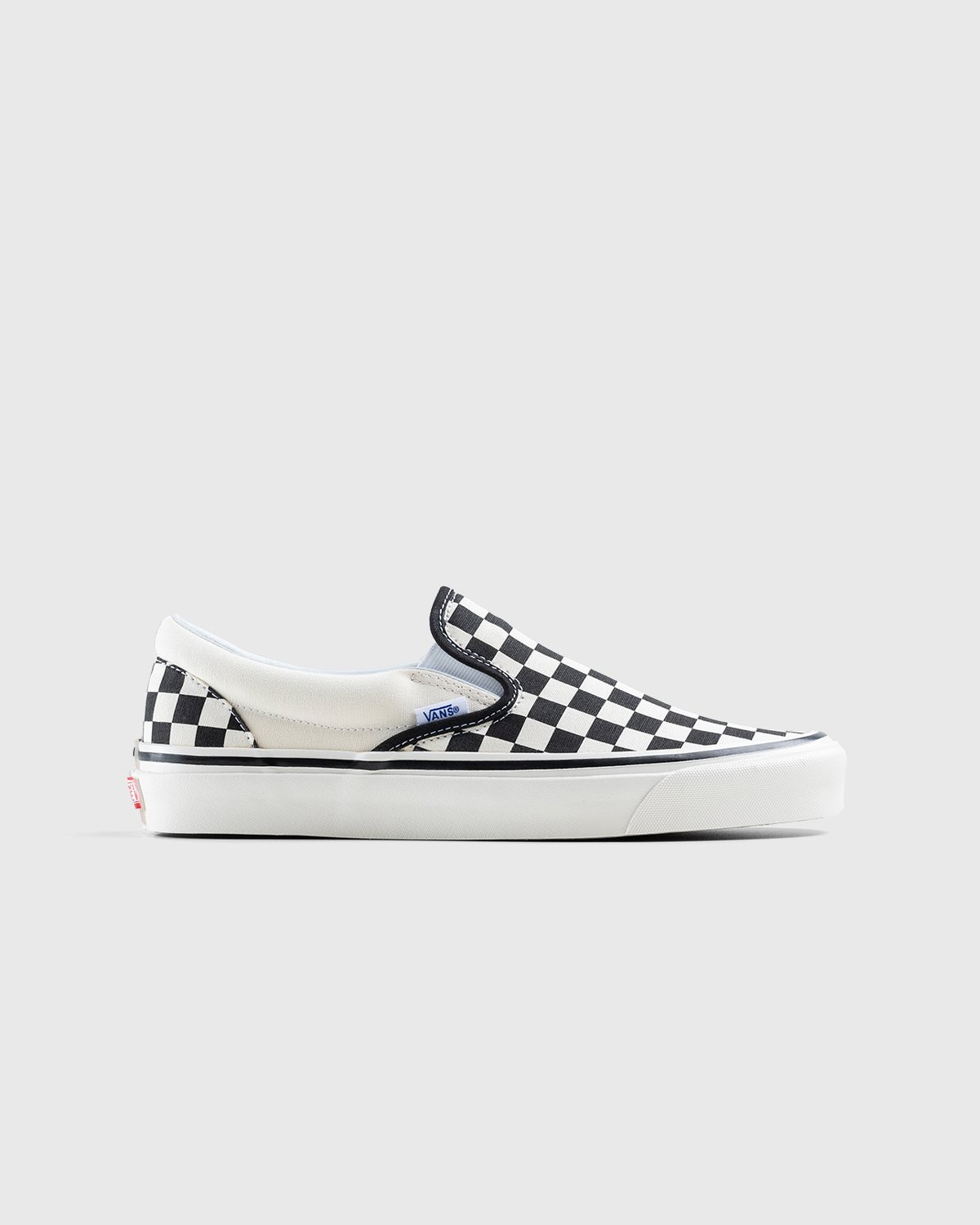 Vans - Anaheim Factory Classic Slip-On 98 DX Checkerboard - Footwear - White - Image 1
