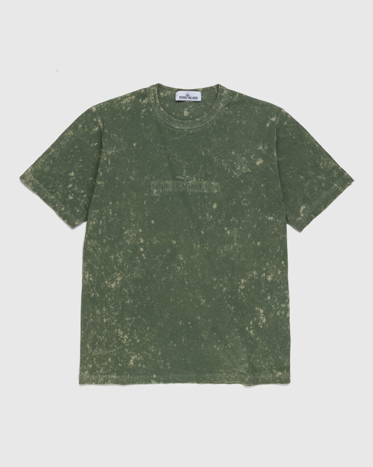 Stone Island - 20945 Off-Dye T-Shirt Olive - Clothing - Green - Image 1