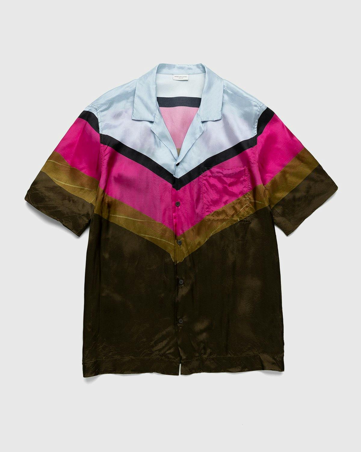 Dries van Noten - Carltone Shirt Khaki - Clothing - Green - Image 1