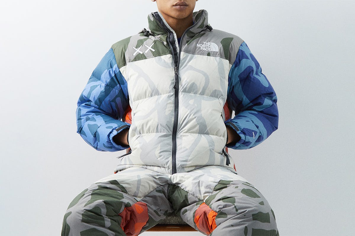 the north face x kaws