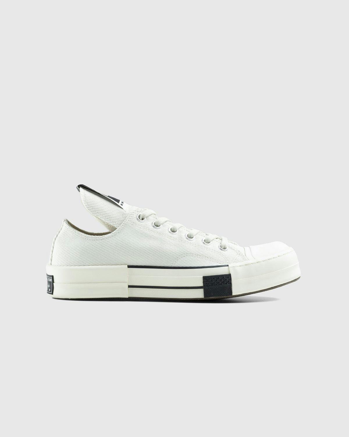 Converse x Rick Owens - DRKSTAR Chuck 70 Ox Lily White/Egret/Black - Footwear - White - Image 1