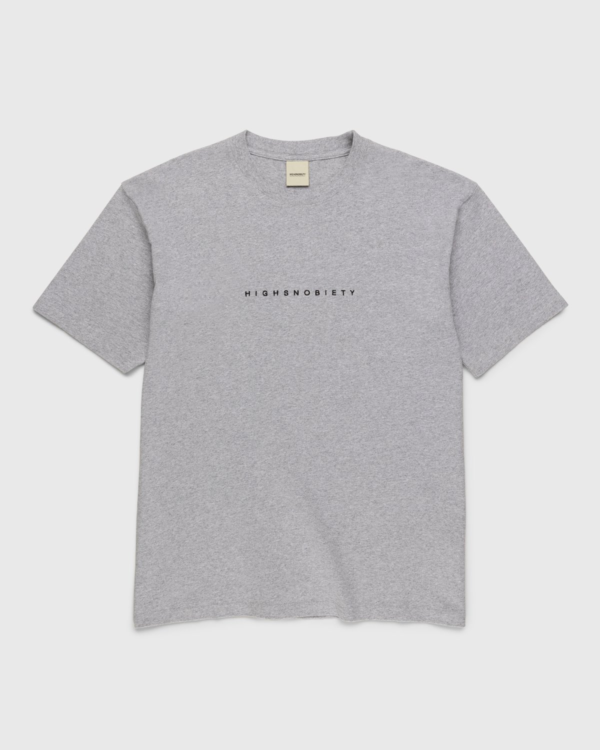 Highsnobiety - Staples T-Shirt Heather Grey - Clothing - Grey - Image 1