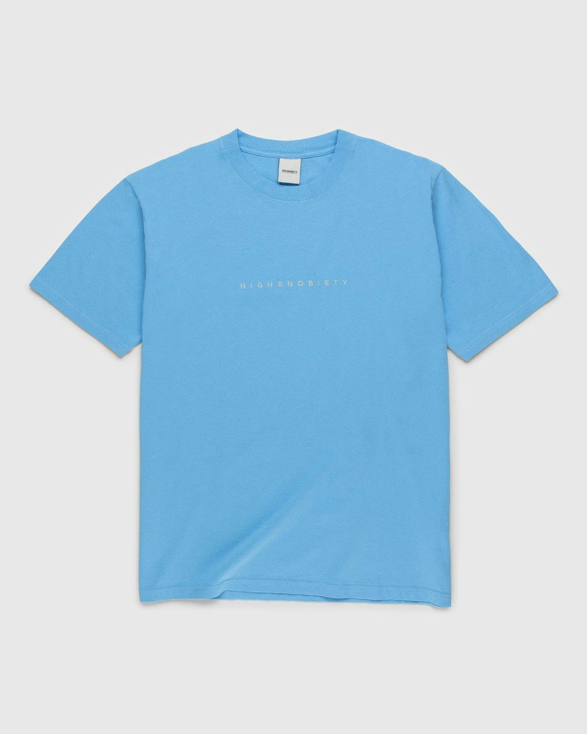 Highsnobiety - Staples T-Shirt Sky Blue - Clothing - Blue - Image 1