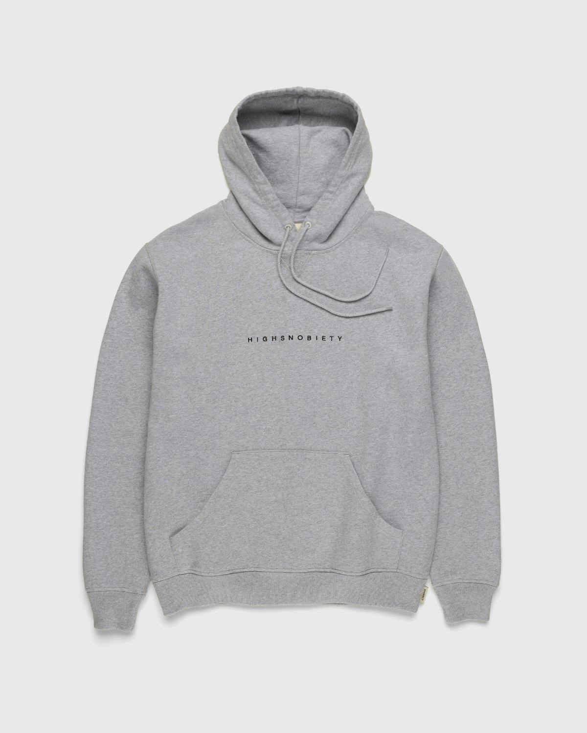 Highsnobiety - Staples Hoodie Heather Grey - Clothing - Grey - Image 1