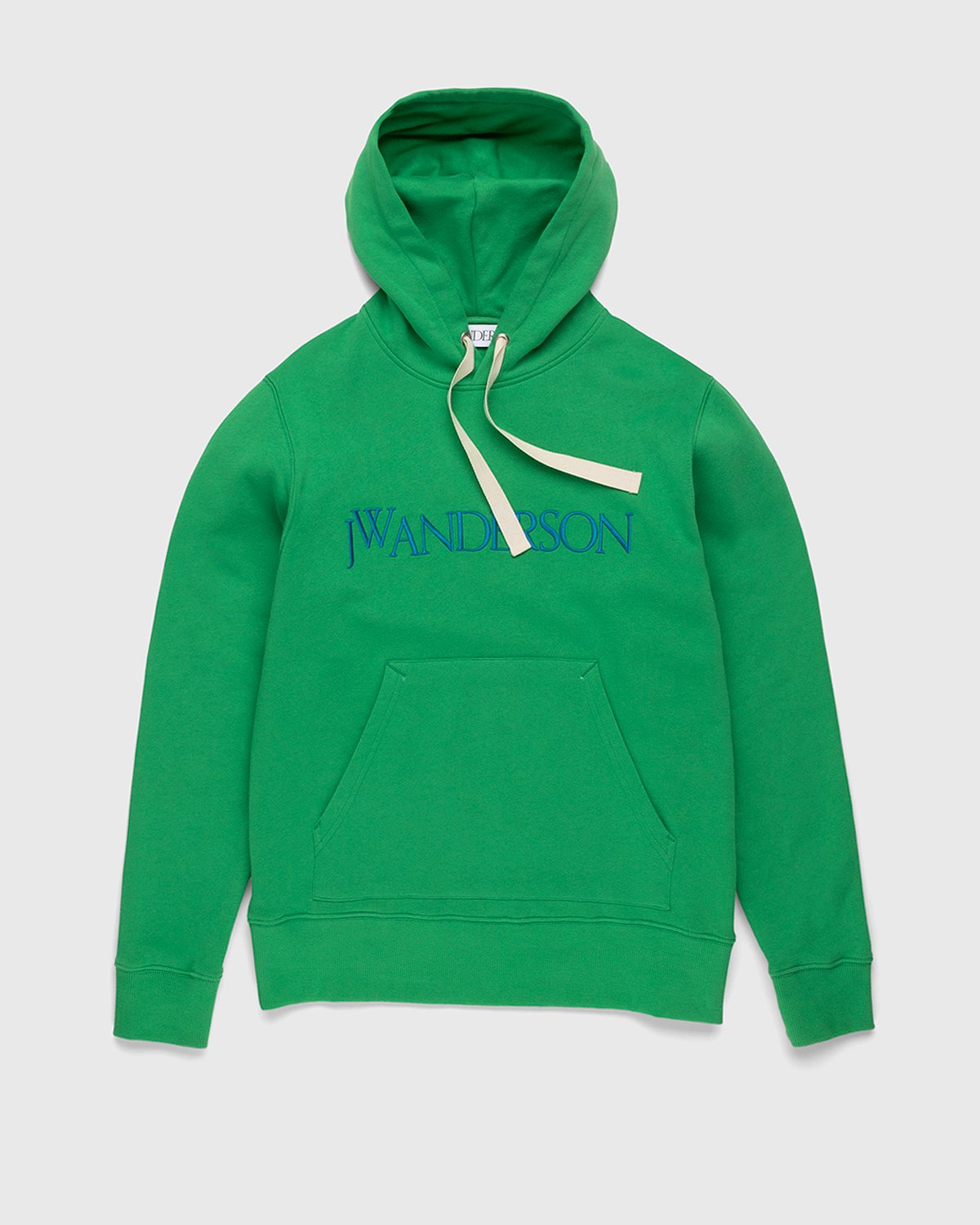 J.W. Anderson - Classic Logo Hoodie Green - Clothing - Green - Image 1