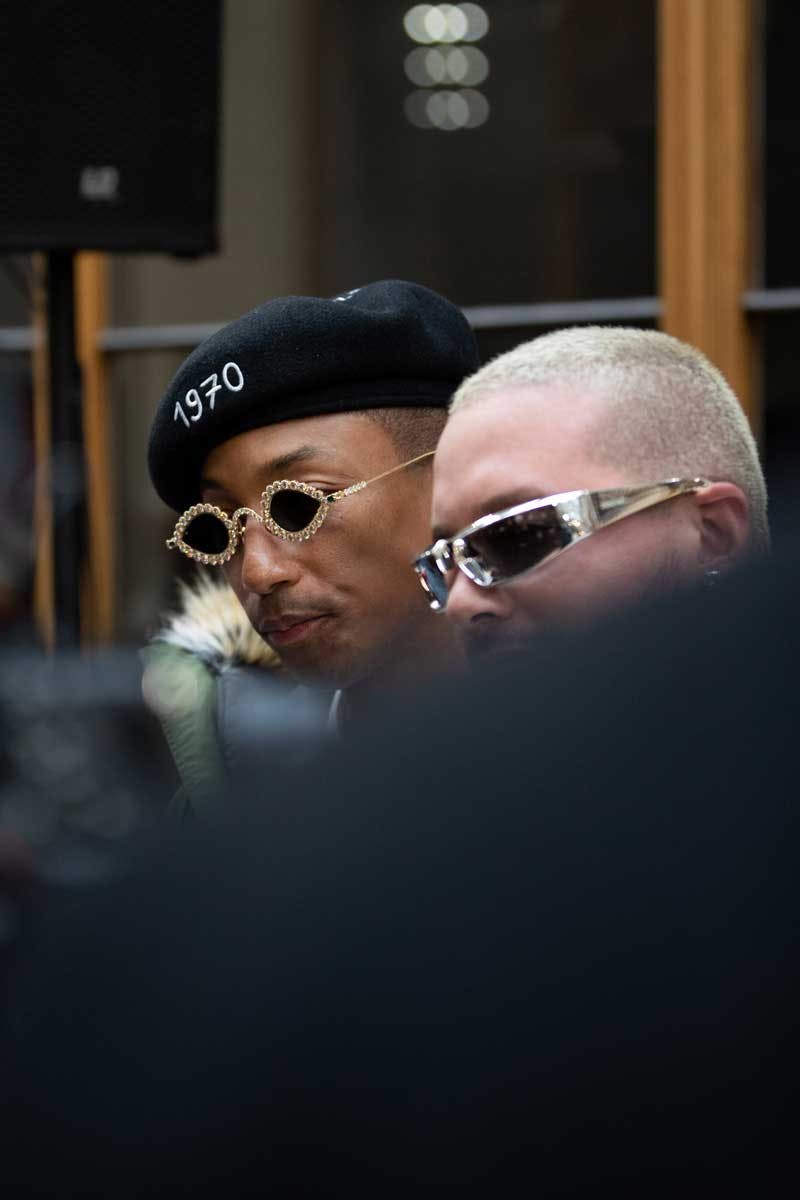 Pharrell Williams Shines in Custom Tiffany & Co. Sunglasses at his Louis  Vuitton Debut