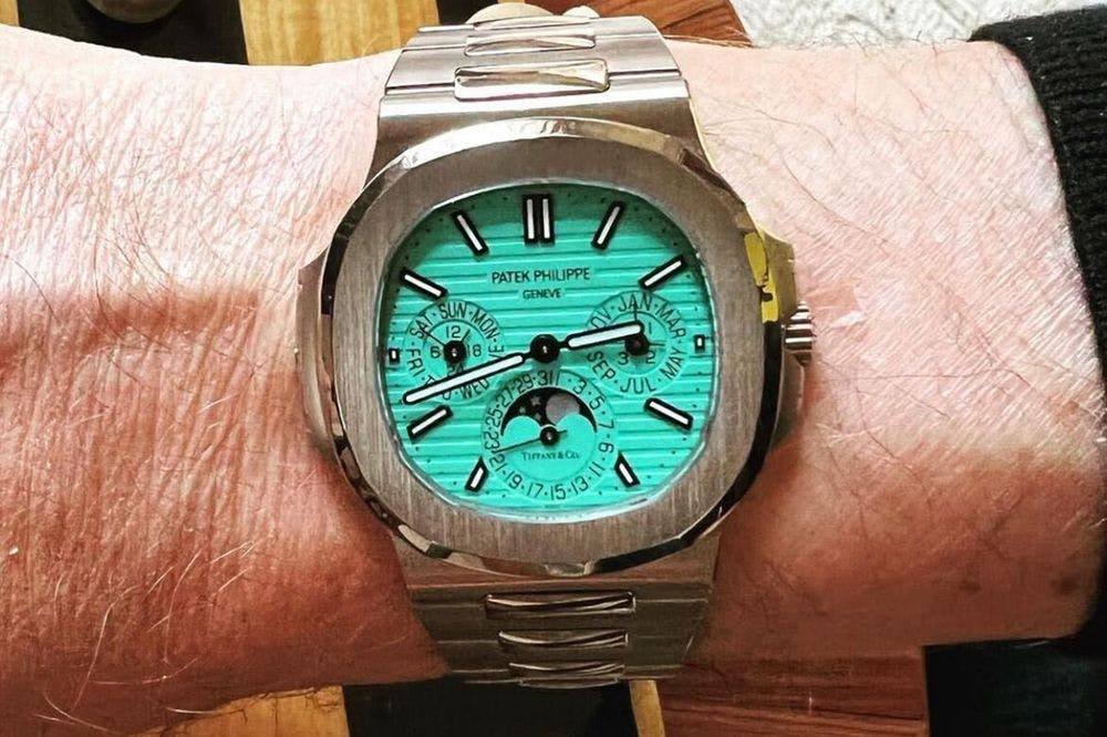 Bernard Arnault Flexes a Tiffany Blue Patek Philippe 5740