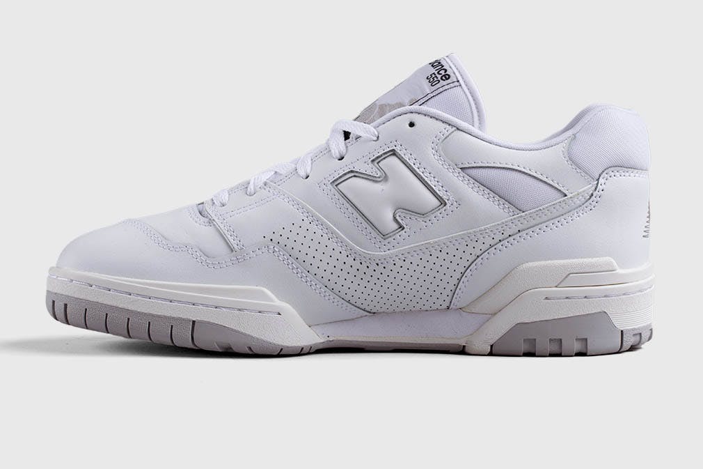 new balance 550 white colorway release date info buy price january 2022 white grey black bb550pb1