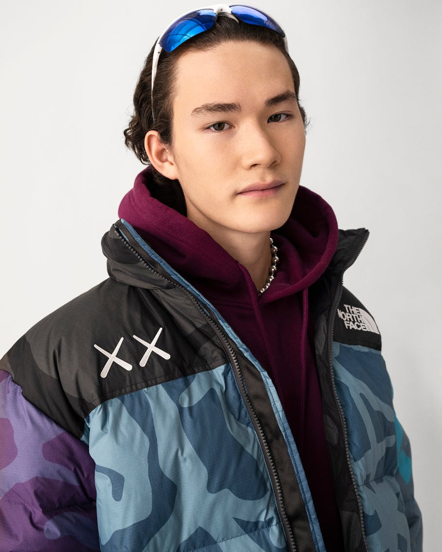 kaws the north face tnf collab collection lookbook price release date info buy web store resale nuptse fleece xx