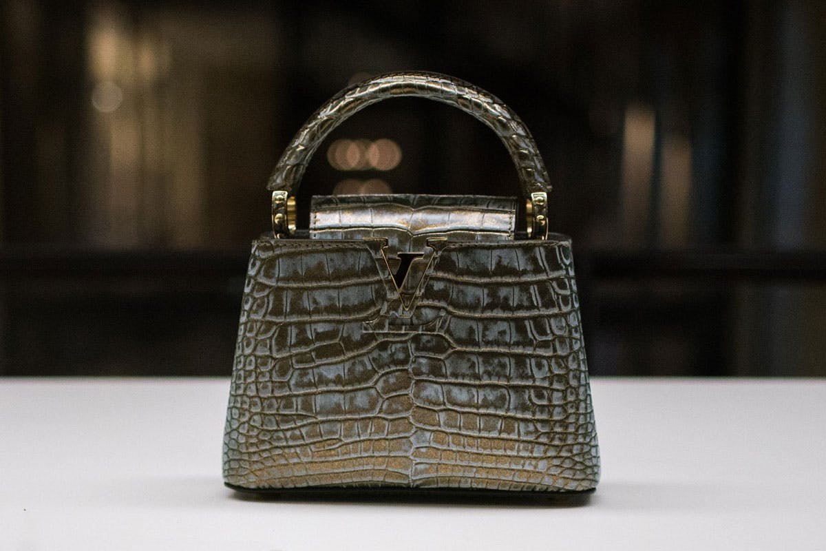 Louis Vuitton Capucines Mini Crocodile Watching