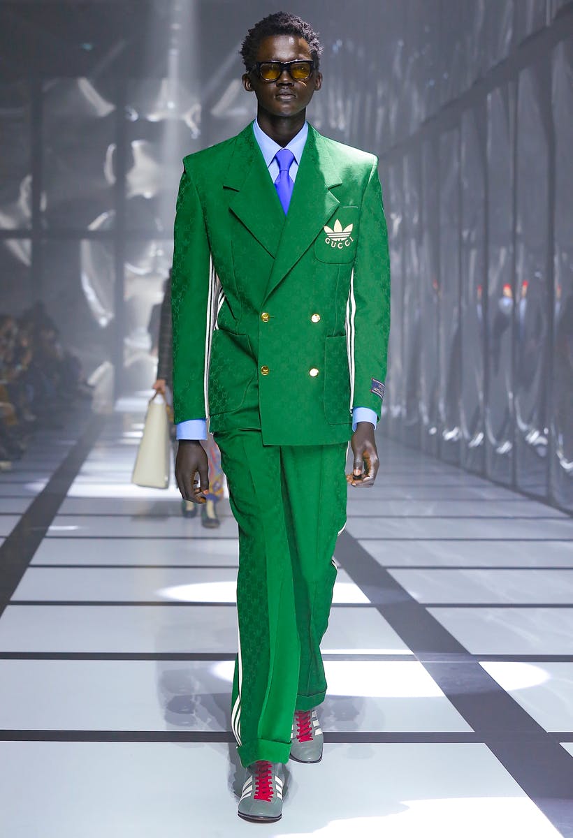 Gucci's adidas Collab Revealed in FW22 Collection Runway Show