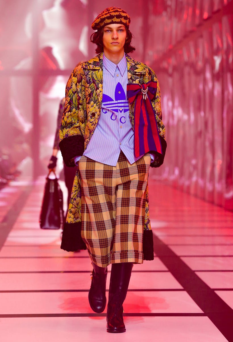 Gucci's adidas Collab Revealed in FW22 Collection Runway Show