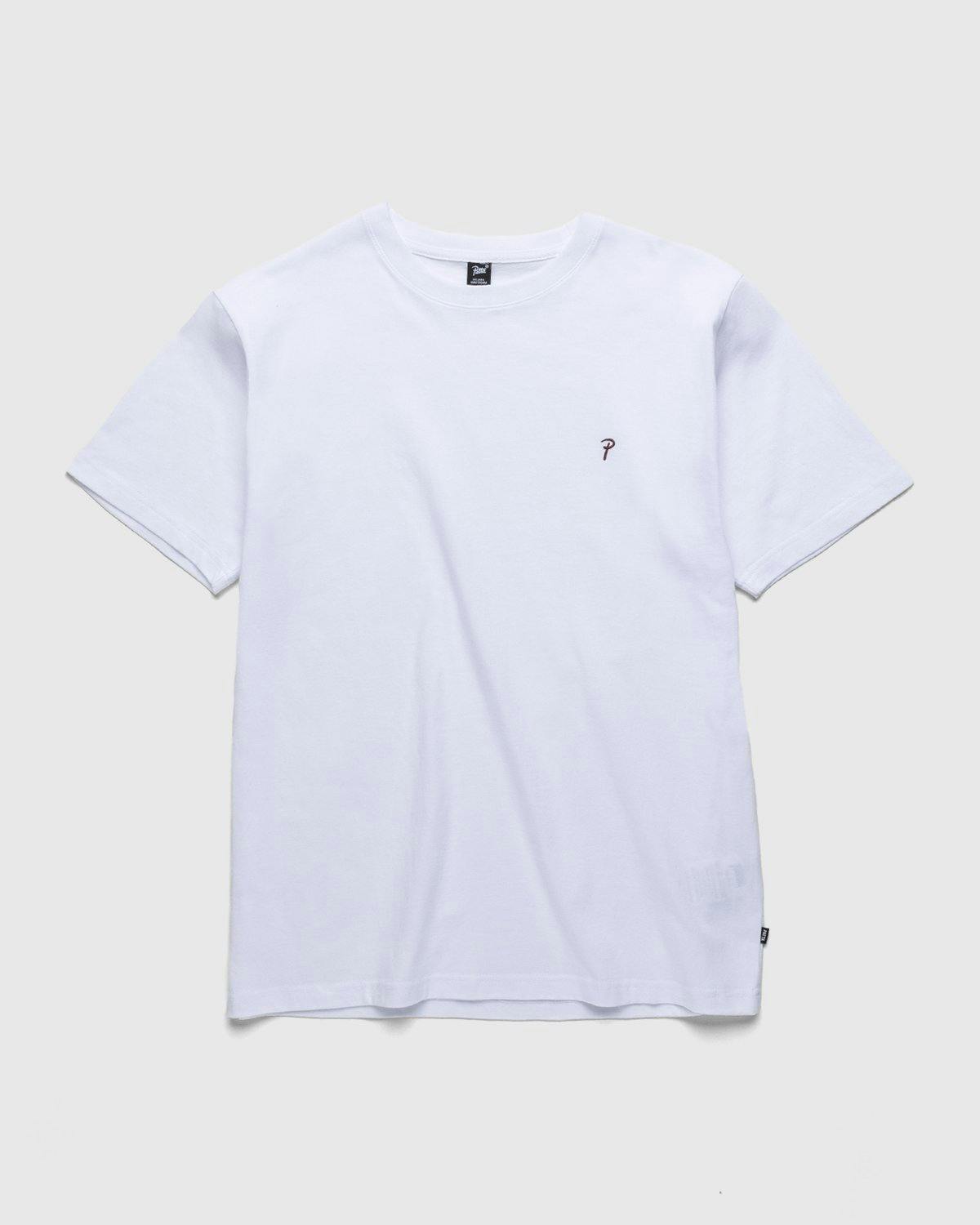 Patta – Basic Script P T-Shirt White | Highsnobiety Shop
