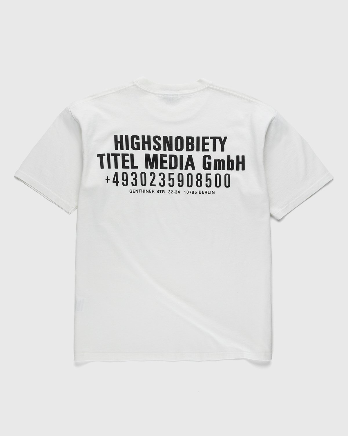 Highsnobiety - Titel Media GmbH T-Shirt White - Clothing - White - Image 1