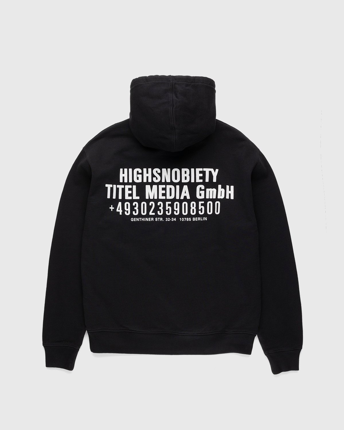 Highsnobiety - Titel Media GmbH Hoodie Black - Clothing - Black - Image 1