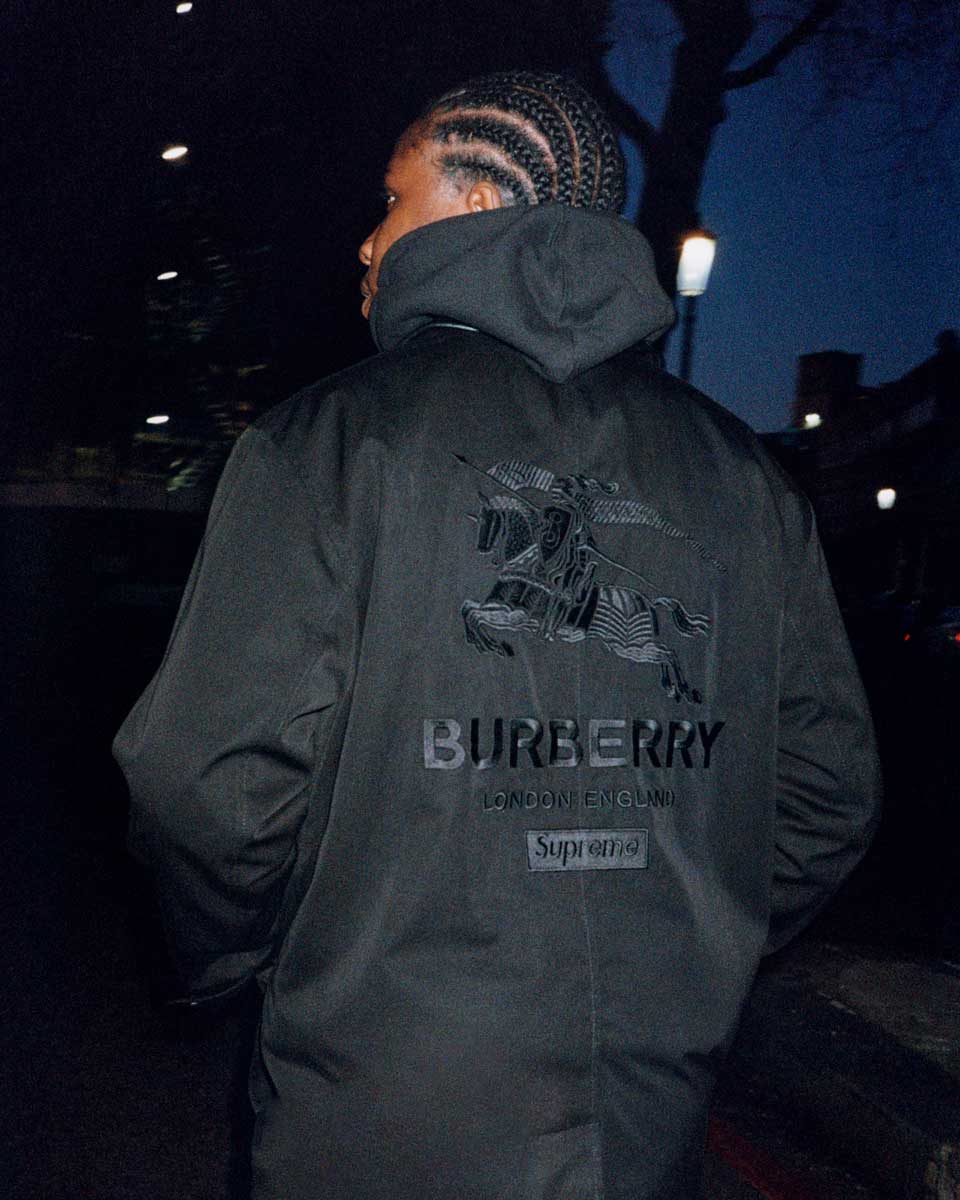 supreme burberry collab release date info buy ss22 collection price droplist