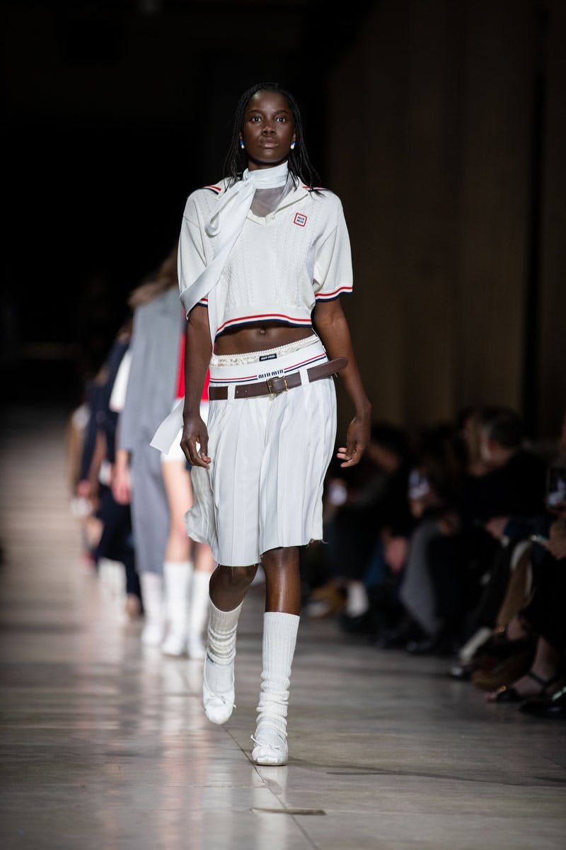 Miu Miu Fall/Winter 2022: More Mini Skirts, Menswear & Ballet