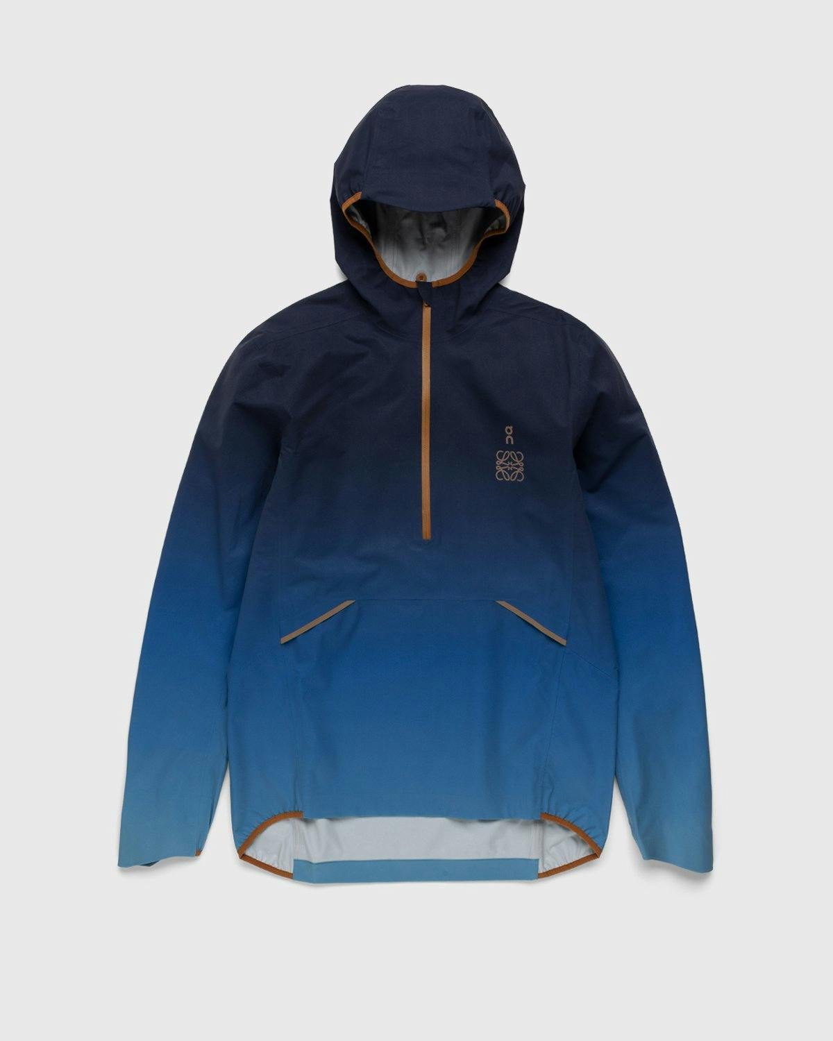 Loewe x On - Men's Technical Waterproof Anorak Gradient Blue - Clothing - Blue - Image 1