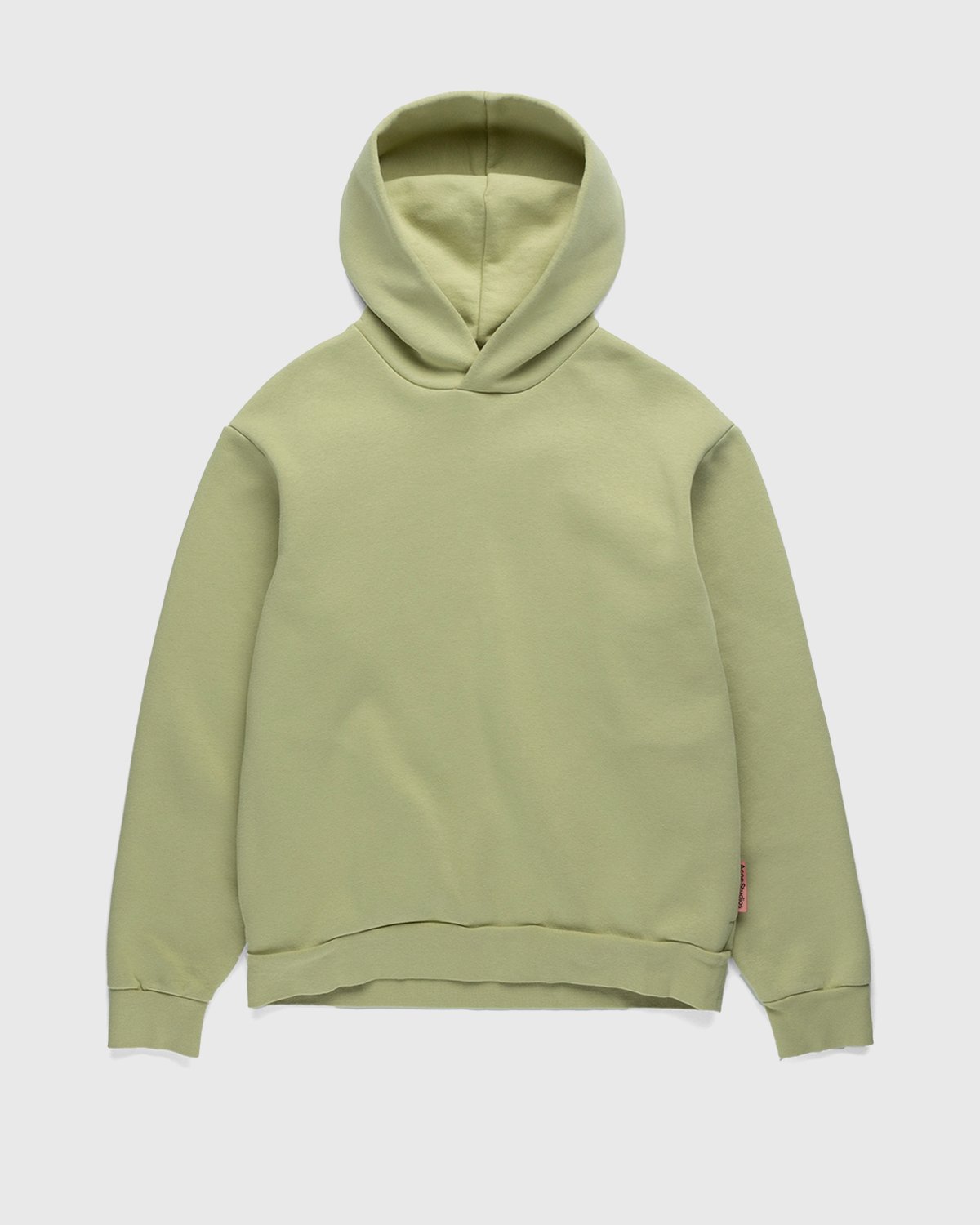 Acne Studios - Midweight Fleece Hooded Sweatshirt Pale Green - Clothing - Green - Image 1