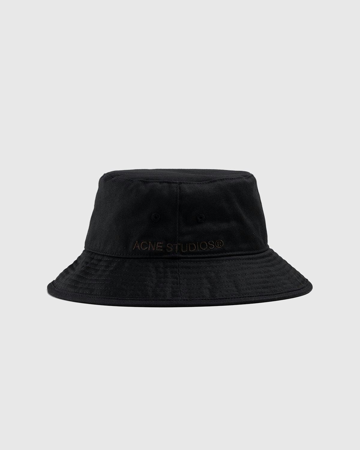 Acne Studios - Twill Bucket Hat Black - Accessories - Black - Image 1