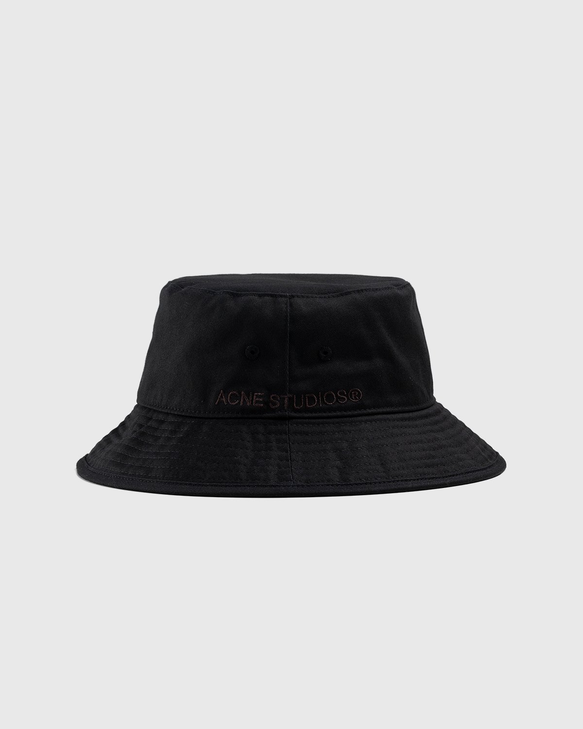 Acne Studios - Twill Bucket Hat Black - Accessories - Black - Image 1