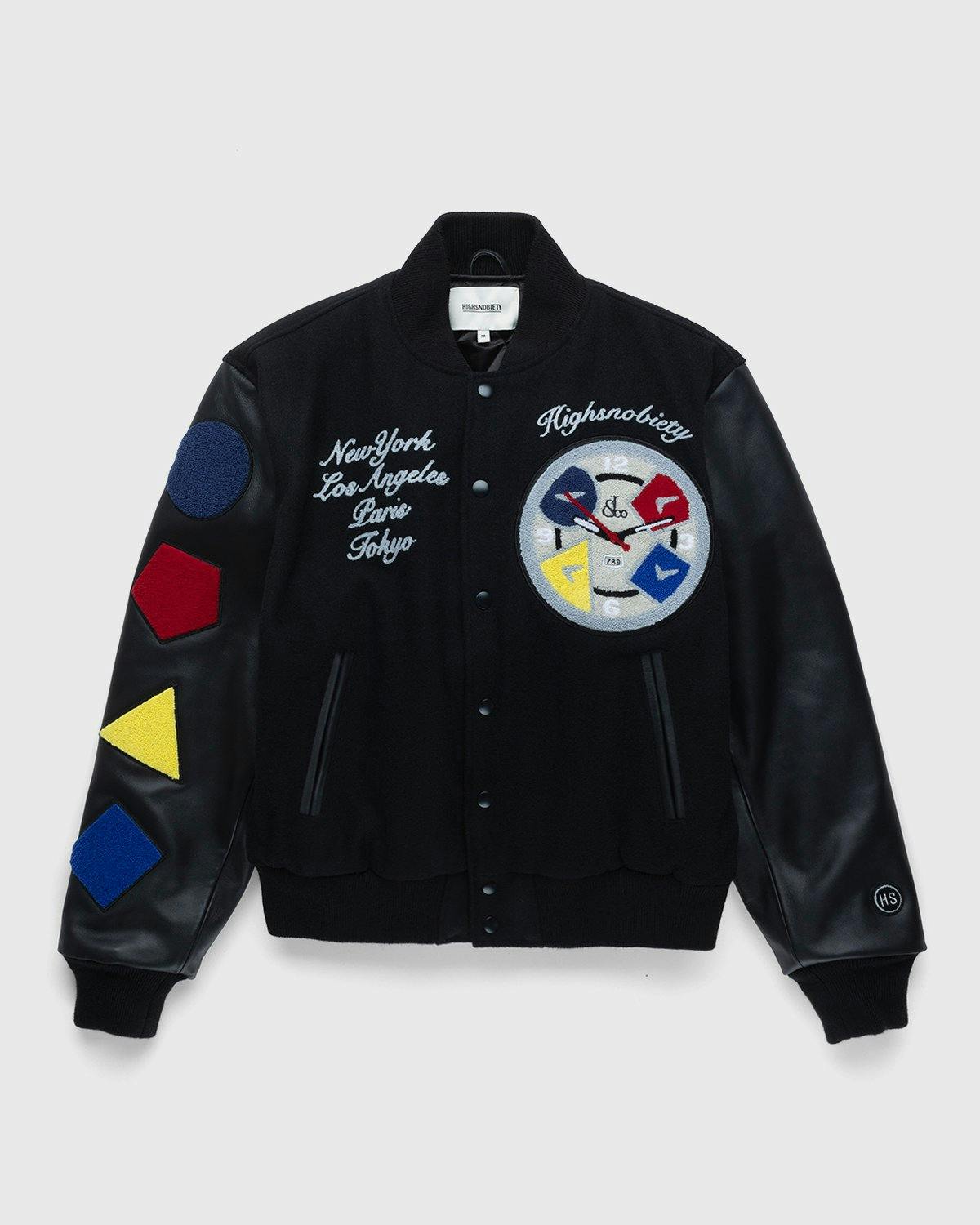 Jacob & Co. x Highsnobiety - Logo Varsity Jacket Black - Clothing - Black - Image 1