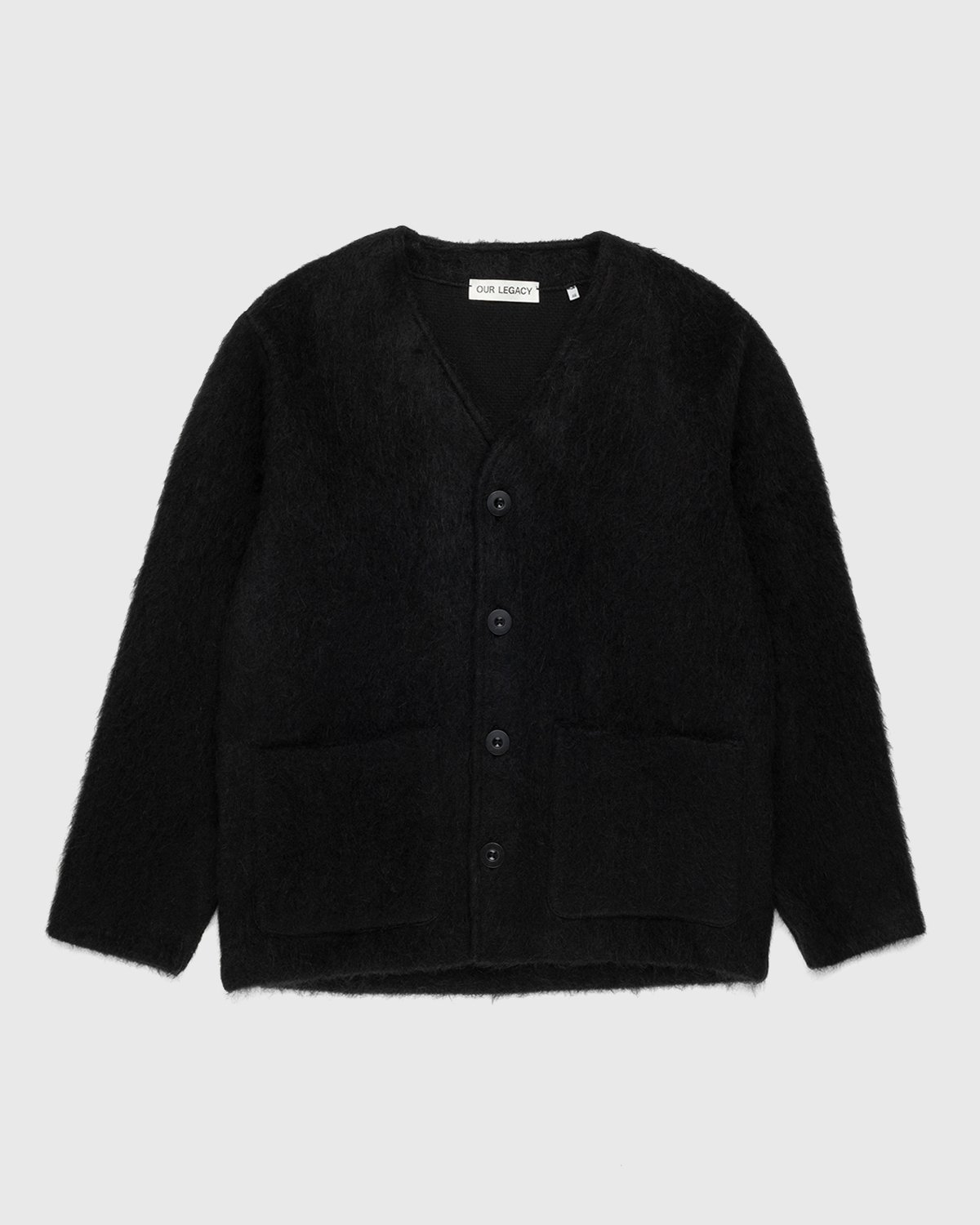 Our Legacy - Cardigan Black Mohair - Clothing - Black - Image 1