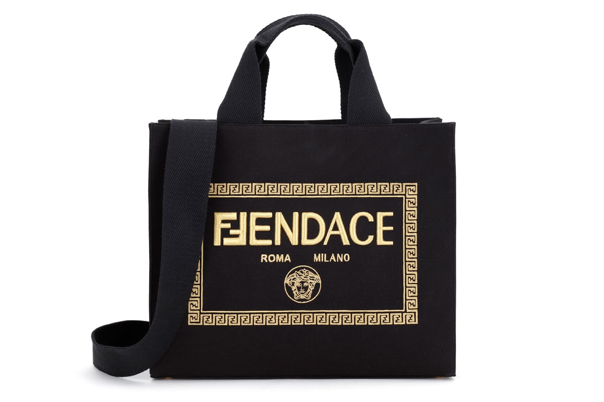 fendi versace collab bag