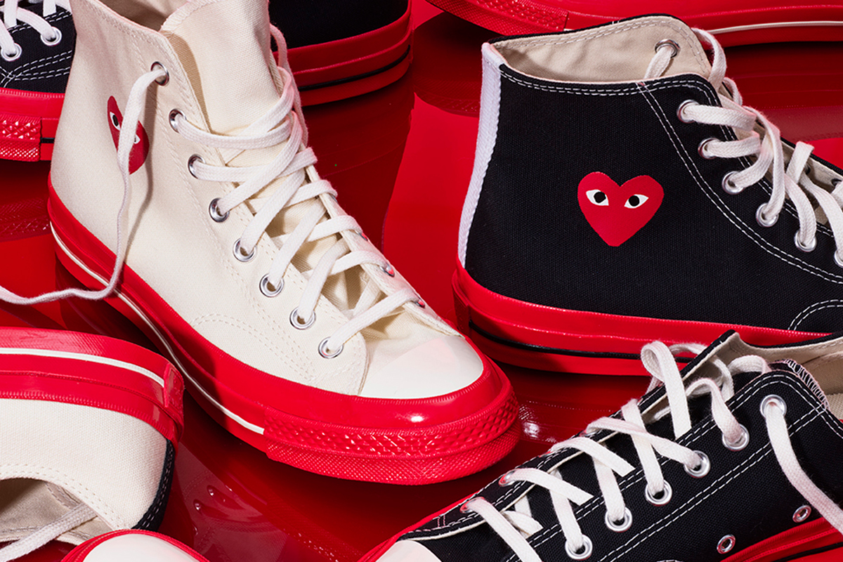 CdG PLAY x Converse Chuck 70 Red Midsole, Release Date,