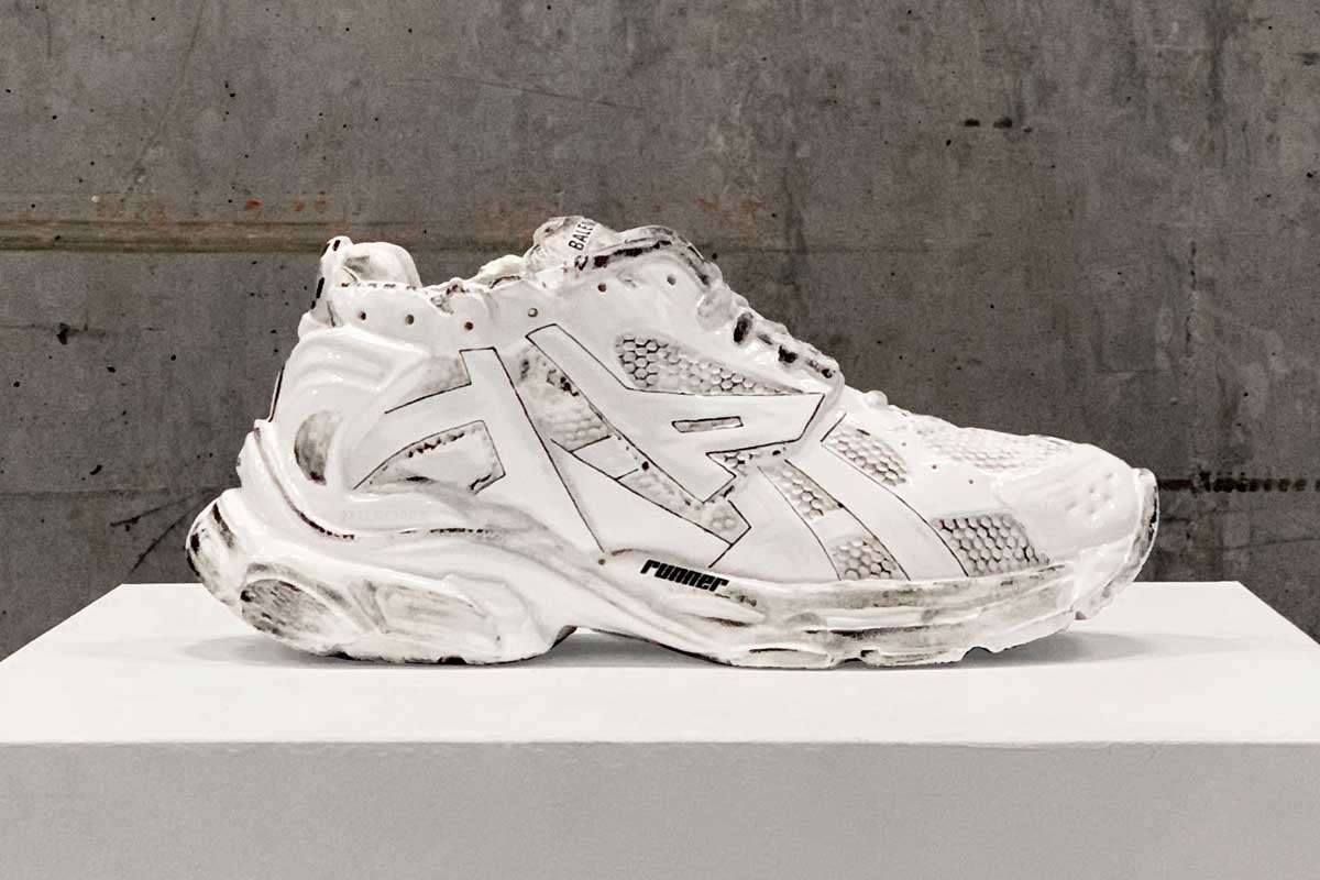 Balenciaga's Runner Sneaker Sculpture Is Ultimate Homeware Flex