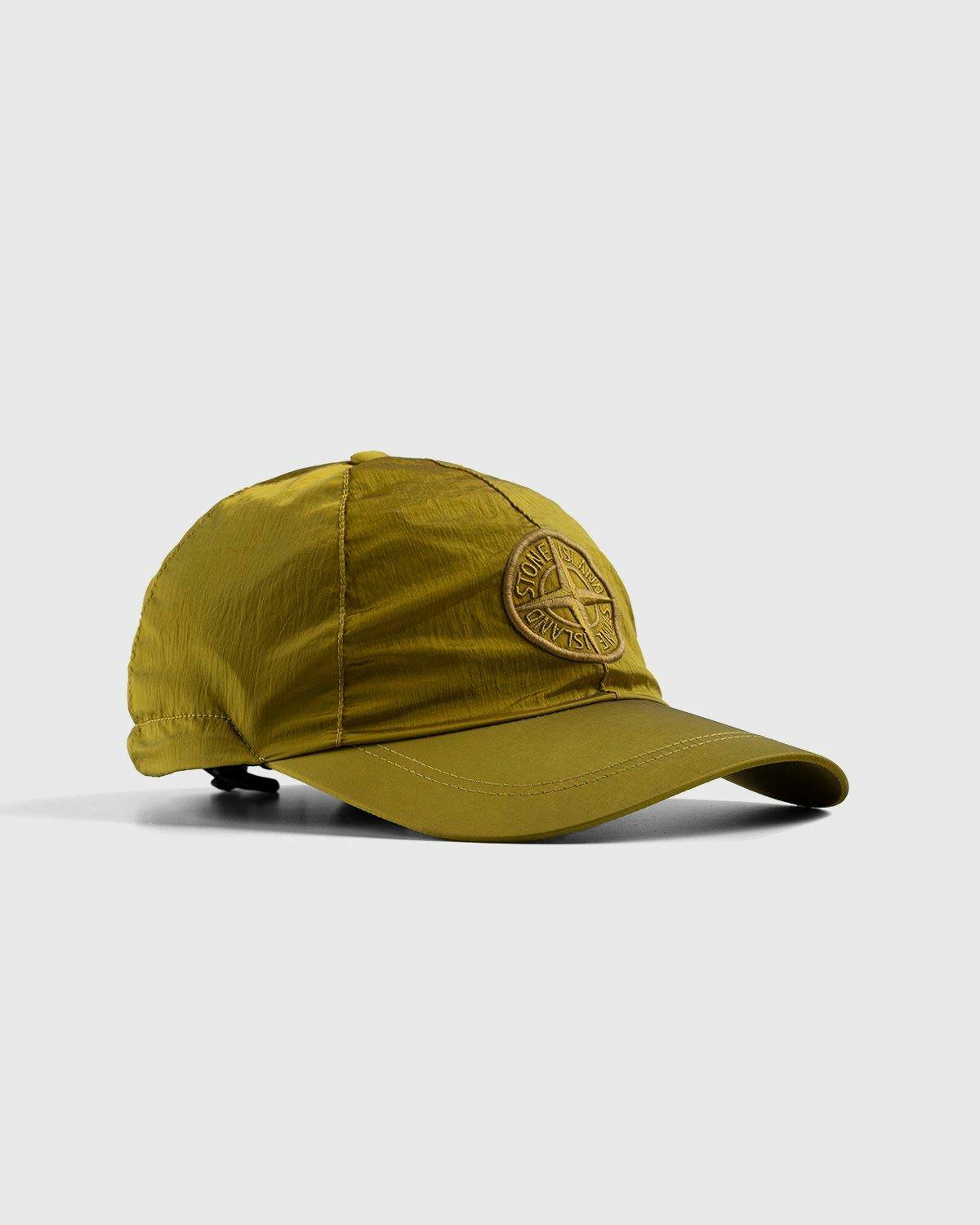 Stone Island - 99576 Nylon Metal Cap Yellow - Accessories - Yellow - Image 1