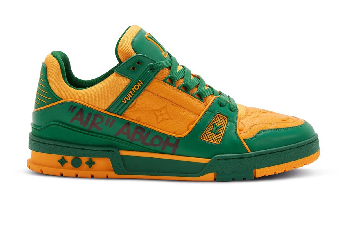 Bids for auction of Louis Vuitton-Nike sneakers, designed by Virgil
