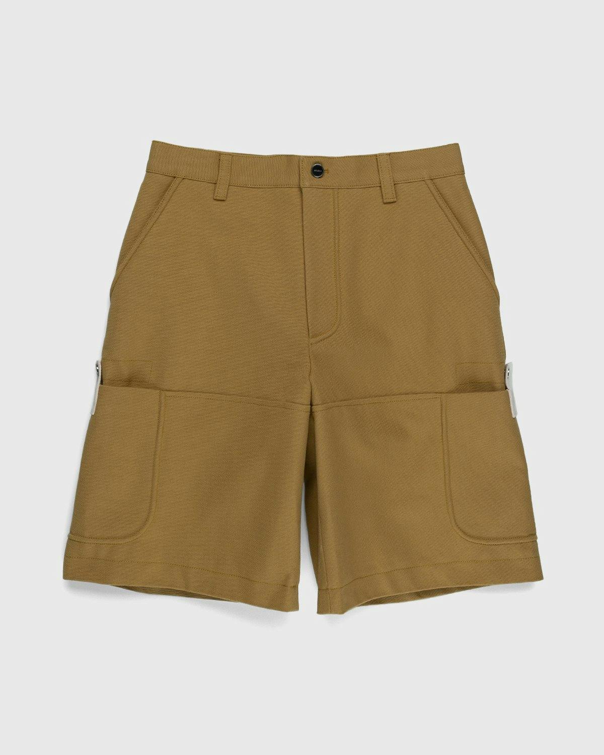 JACQUEMUS - Le Short Giardino Dark Beige - Clothing - Beige - Image 1