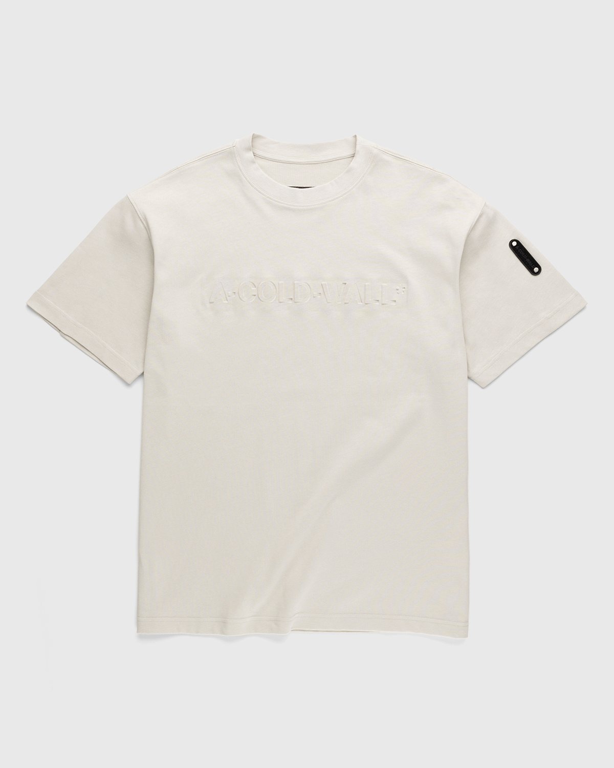 A-Cold-Wall* - Gradient Logo T-Shirt Bone - Clothing - White - Image 1