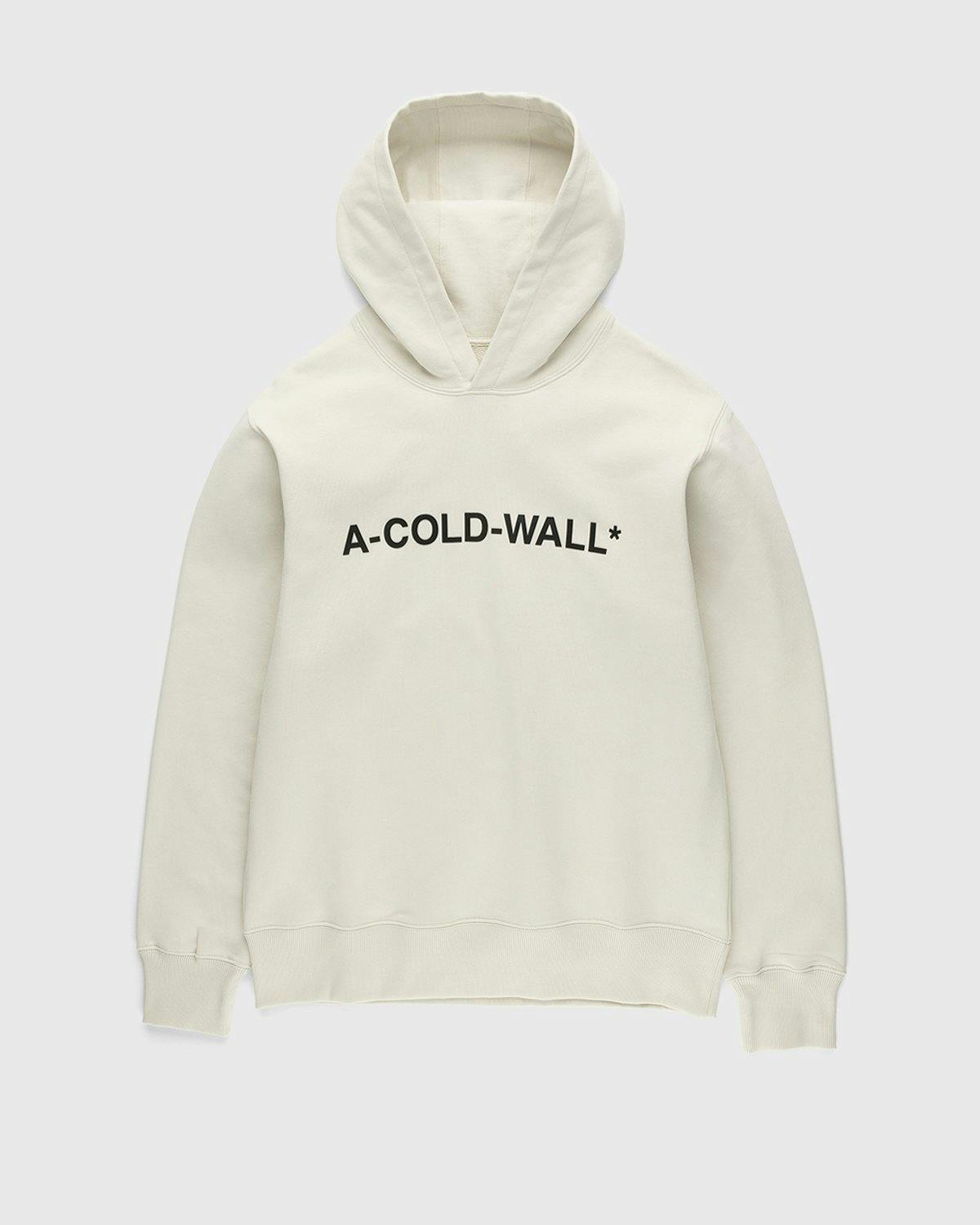 A-Cold-Wall* - Essential Logo Hoodie Bone - Clothing - White - Image 1