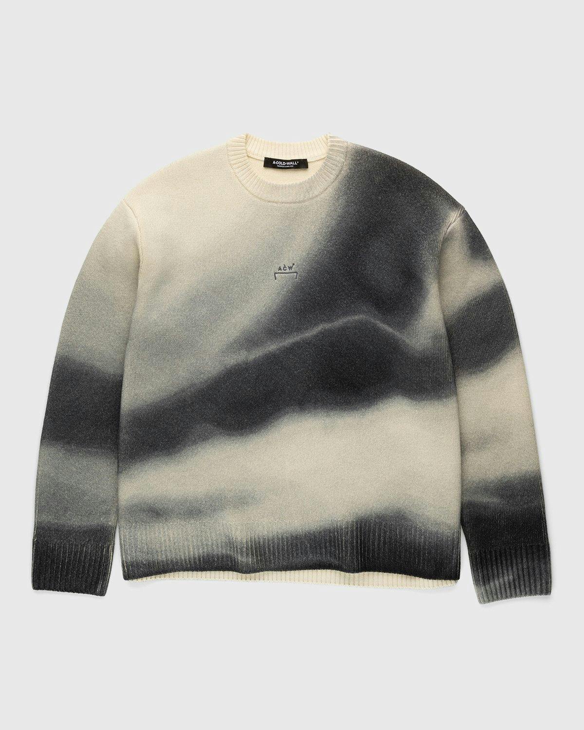 A-Cold-Wall* - Gradient Merino Crewneck Bone - Clothing - White - Image 1