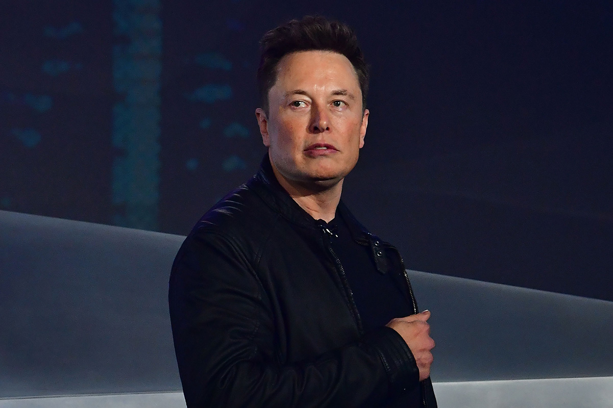 Elon Musk at the Tesla Cybertruck launch