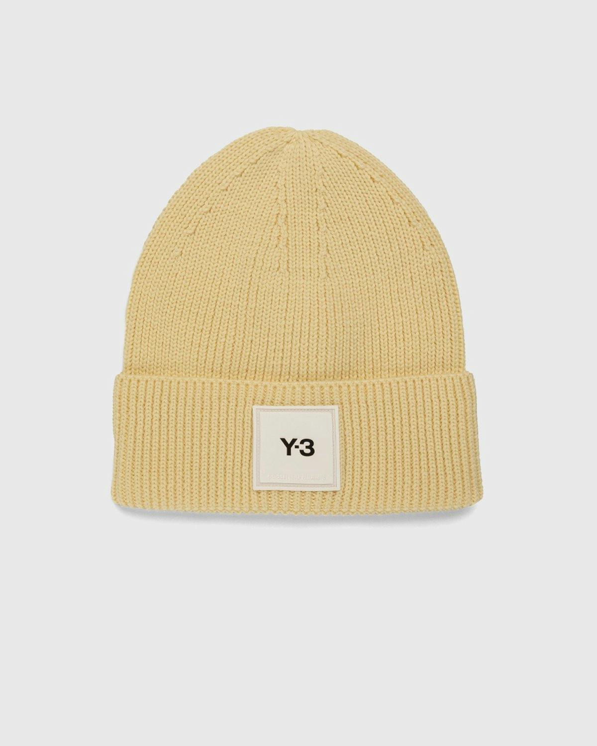 Y-3 - Classic Logo Beanie Easyellow - Accessories - Beige - Image 1