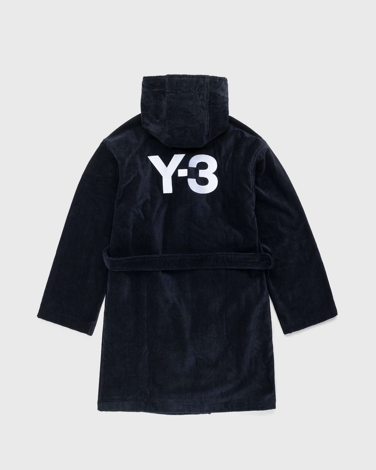 Y-3 - Cotton Bathrobe Black - Lifestyle - Black - Image 1